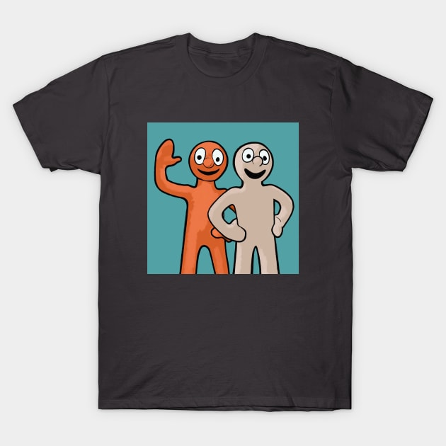 Morph and Chas T-Shirt by Pickledjo